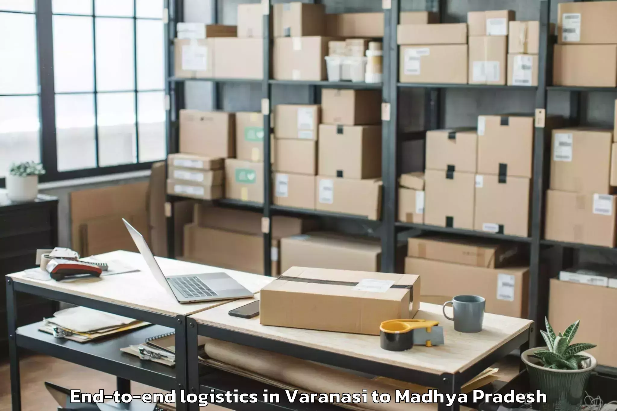 Varanasi to Patharia End To End Logistics Booking